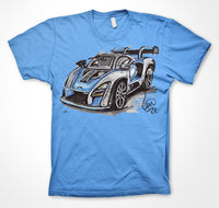 McLaren SENNA - Autovivendi & VMAX200 #ContinuousCar Unisex T-shirt