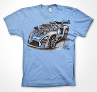 McLaren SENNA - Autovivendi & VMAX200 #ContinuousCar Unisex T-shirt