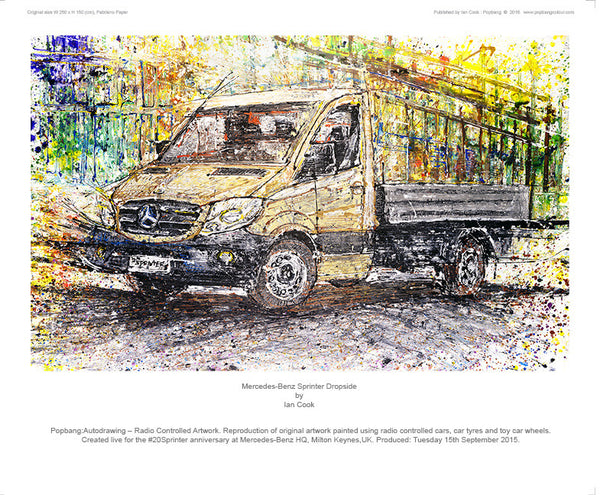 Mercedes-Benz Sprinter Dropside - #20Sprinter - POPBANGCOLOUR Shop