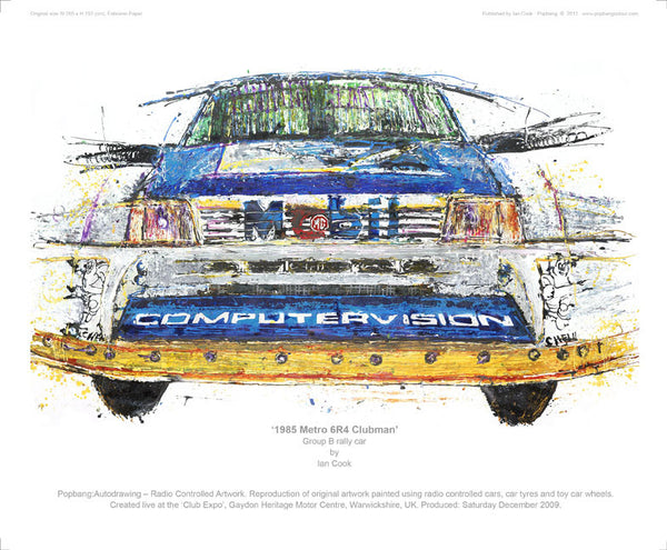 MG Metro Clubman 6R4 1985 - POPBANGCOLOUR Shop