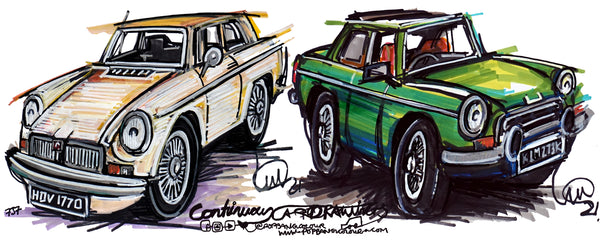 MGB GT's | #ContinuousCar |  Mug