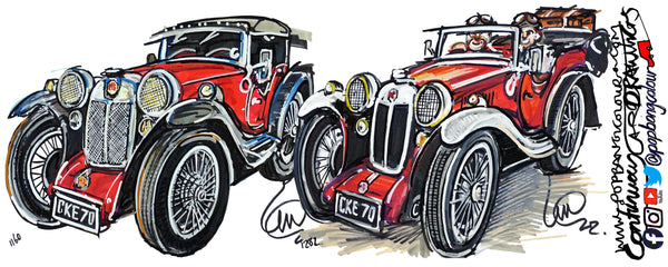 MG Classic Wire Wheels | #ContinuousCar |  Mug