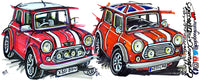 Mini Union Flag & White Roof | #ContinuousCar |  Mug