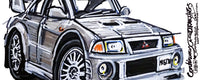Mitsubishi Lancer Evo VI (letterbox) #ContinuousCar | Mug