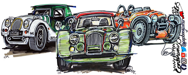Morgan Motor Trio | #ContinuousCar |  Mug