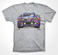 Mazda MX-5 'Poppy Car' Mission Motorsport #ContinuousCar Unisex T-shirt