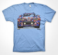 Mazda MX-5 'Poppy Car' Mission Motorsport #ContinuousCar Unisex T-shirt