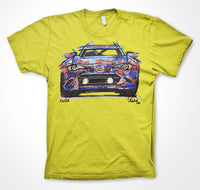 Mazda MX-5 'Poppy Car' Mission Motorsport #ContinuousCar Unisex T-shirt