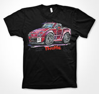 Mazda MX-5 'Car Throttle'  #ContinuousCar Unisex T-shirt
