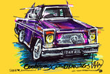 Mercedes Benz Classic  | #ContinuousCar metal print | 30cm x 20cm