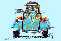 Mershersmitt   | #ContinuousCar metal print | 30cm x 20cm