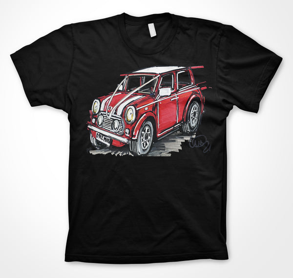 Red Mini - Georgia Croft #ContinuousCar Unisex T-shirt