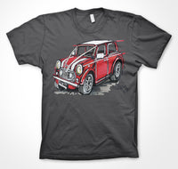 Red Mini - Georgia Croft #ContinuousCar Unisex T-shirt