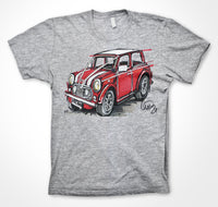 Red Mini - Georgia Croft #ContinuousCar Unisex T-shirt