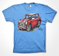 Red Mini - Georgia Croft #ContinuousCar Unisex T-shirt