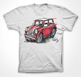 Red Mini - Georgia Croft #ContinuousCar Unisex T-shirt