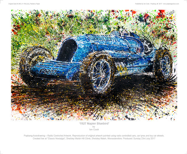 Napier 'Bluebird' 1927 - POPBANGCOLOUR Shop