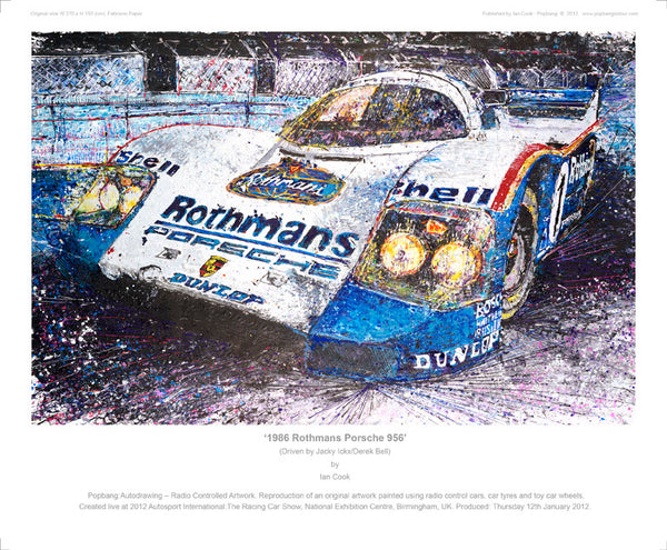 Porsche 956 Rothmans 1983 - POPBANGCOLOUR Shop