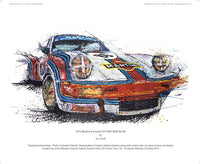 Porsche 911 (Vodka Martini) RSR 3000 No.86 1974 - POPBANGCOLOUR Shop