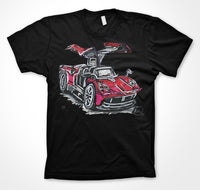 Pagani Huayra #ContinuousCar Unisex T-shirt