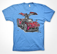 Pagani Huayra #ContinuousCar Unisex T-shirt