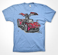 Pagani Huayra #ContinuousCar Unisex T-shirt