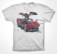 Pagani Huayra #ContinuousCar Unisex T-shirt