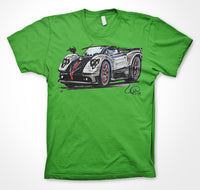 Pagani Zonda Roadster Cinque #ContinuousCar Unisex T-shirt