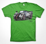 Pagani Zonda Roadster Cinque #ContinuousCar Unisex T-shirt