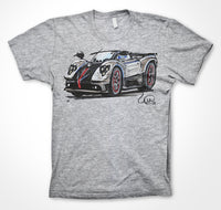 Pagani Zonda Roadster Cinque #ContinuousCar Unisex T-shirt