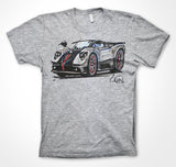 Pagani Zonda Roadster Cinque #ContinuousCar Unisex T-shirt