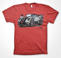 Pagani Zonda Roadster Cinque #ContinuousCar Unisex T-shirt