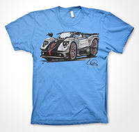 Pagani Zonda Roadster Cinque #ContinuousCar Unisex T-shirt