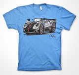 Pagani Zonda Roadster Cinque #ContinuousCar Unisex T-shirt