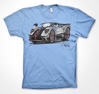 Pagani Zonda Roadster Cinque #ContinuousCar Unisex T-shirt