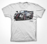 Pagani Zonda Roadster Cinque #ContinuousCar Unisex T-shirt