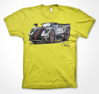 Pagani Zonda Roadster Cinque #ContinuousCar Unisex T-shirt