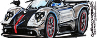 Pagani Zonda (letterbox) | #ContinuousCar |  Mug