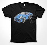 Porsche 911 Speedster - Supercar Nigel #ContinuousCar Unisex T-shirt