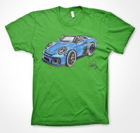 Porsche 911 Speedster - Supercar Nigel #ContinuousCar Unisex T-shirt