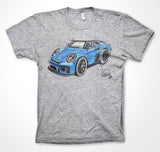 Porsche 911 Speedster - Supercar Nigel #ContinuousCar Unisex T-shirt