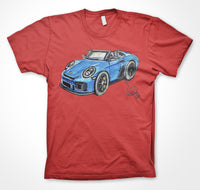 Porsche 911 Speedster - Supercar Nigel #ContinuousCar Unisex T-shirt