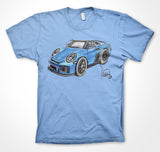 Porsche 911 Speedster - Supercar Nigel #ContinuousCar Unisex T-shirt