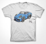 Porsche 911 Speedster - Supercar Nigel #ContinuousCar Unisex T-shirt