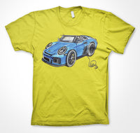 Porsche 911 Speedster - Supercar Nigel #ContinuousCar Unisex T-shirt