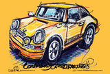 Porsche Sam Moores | #ContinuousCar metal print | 30cm x 20cm