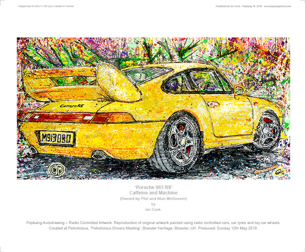 Porsche 993 RS  - Caffeine & Machine - POPBANGCOLOUR Shop