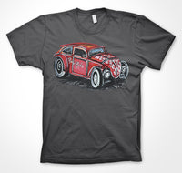 Volkswagen Beetle 'Rat n' Retro' Volksrod #ContinuousCar Unisex T-shirt