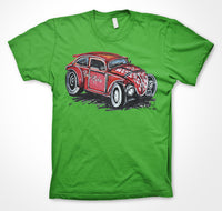 Volkswagen Beetle 'Rat n' Retro' Volksrod #ContinuousCar Unisex T-shirt