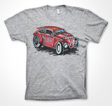 Volkswagen Beetle 'Rat n' Retro' Volksrod #ContinuousCar Unisex T-shirt